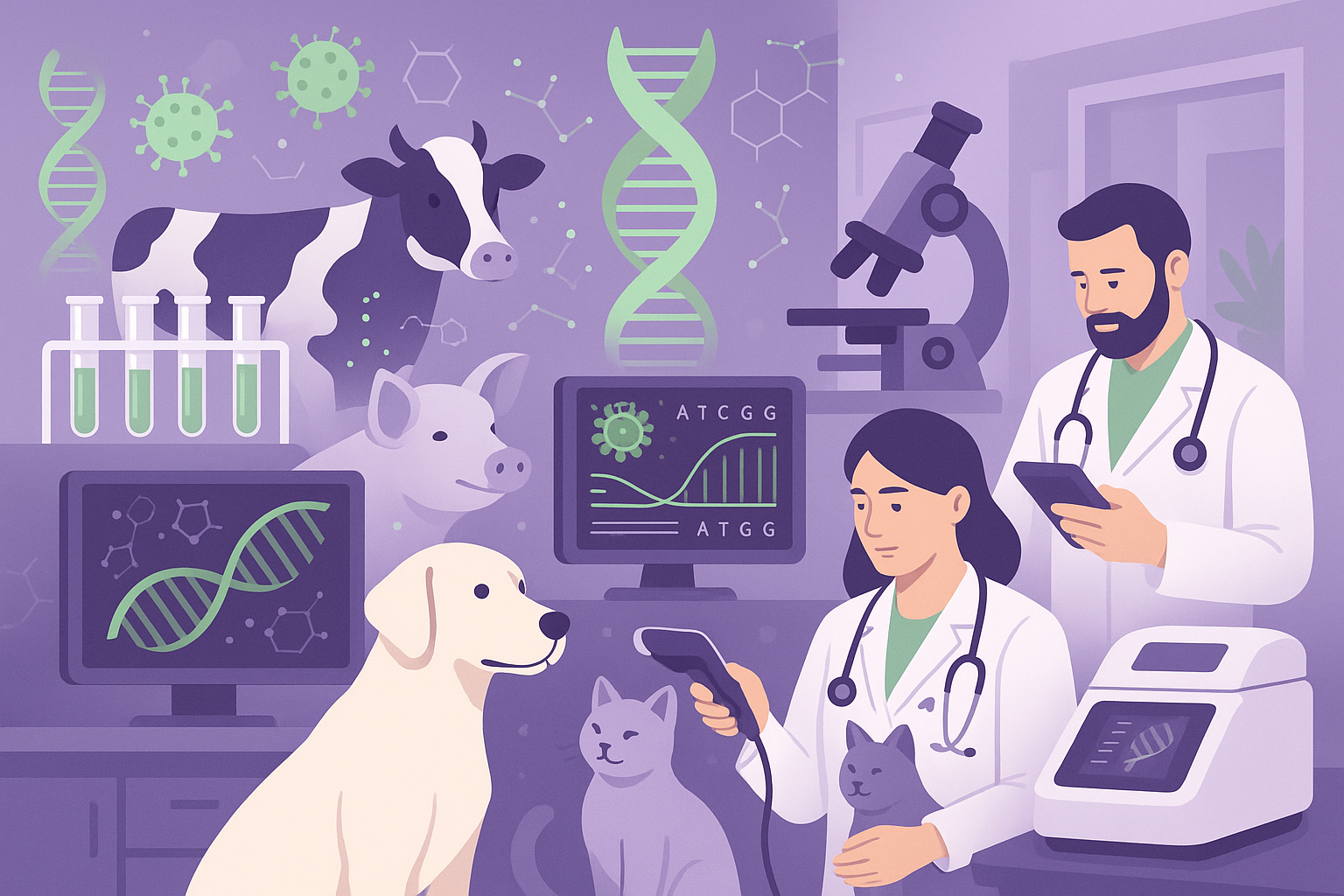 Leia mais sobre o artigo CSI Veterinário: Como a Detecção Molecular Revolucionou o Diagnóstico Animal (E Pode Salvar Sua Fazenda)